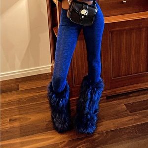 Jeffrey Campbell Faux Fur Boots
